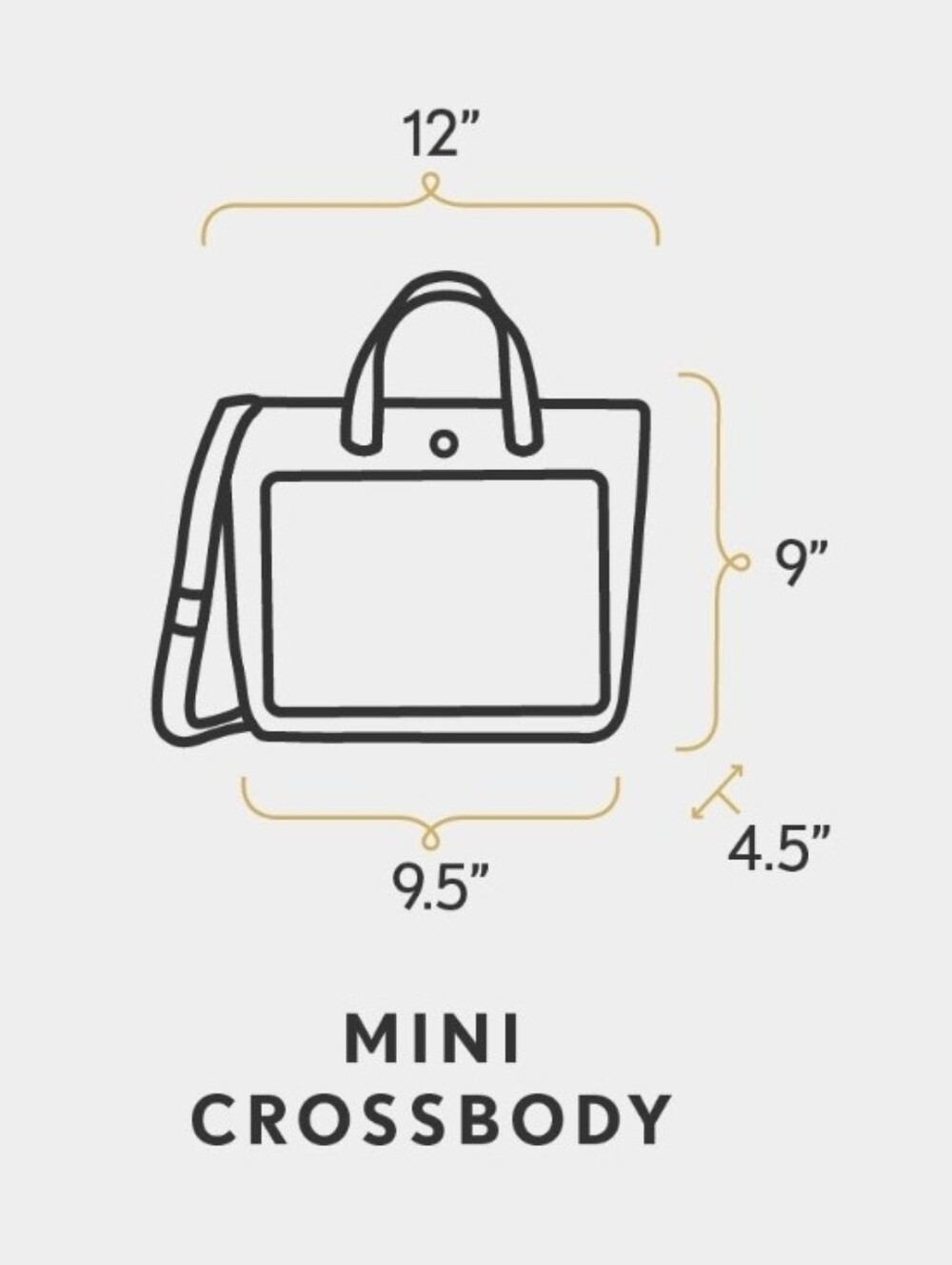 Portland Leather Goods Mini Crossbody Tote, Seafoam, NWOT - Picture 8 of 8